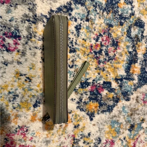 Coach Olive Leather Wristlet Wallet - Picture 4 of 5